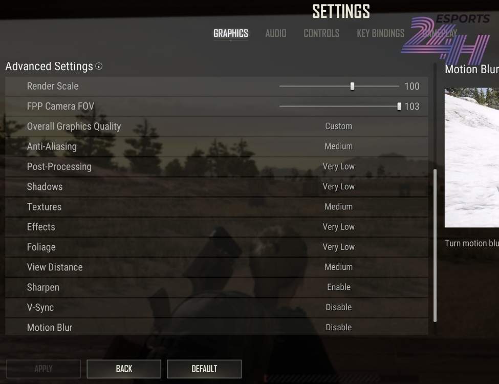 Setting PUBG chuẩn nhất 2026: Tối ưu đồ họa & điều khiển cho mọi cấu hình máy 2 Bộ setting PUBG PC tối ưu theo từng cấu hình máy