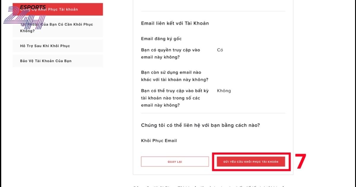 Khôi phục tài khoản Riot nhanh nhất khi mất quyền đăng nhập 17 Cách Khôi phục tài khoản Riot bị hack hoặc đổi gmail bước 7