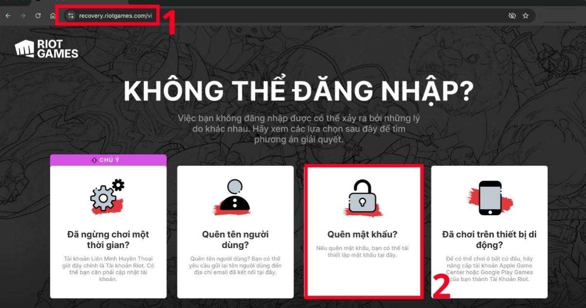 Cách Đổi Mật Khẩu Liên Minh Huyền Thoại Nhanh Nhất Trên Riot Account 2 Cách Reset Mật Khẩu Riot Khi Quên Password