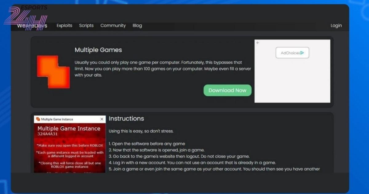 Multiple Roblox: Cách mở nhiều Roblox cùng lúc trên một PC 4 Cách chạy 3 - 5 Roblox instances trên một máy tính