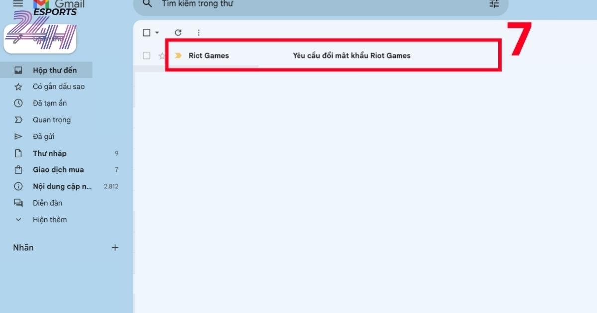 Khôi phục tài khoản Riot nhanh nhất khi mất quyền đăng nhập 5 Cách khôi phục tài khoản Riot Games bằng gmail bước 7