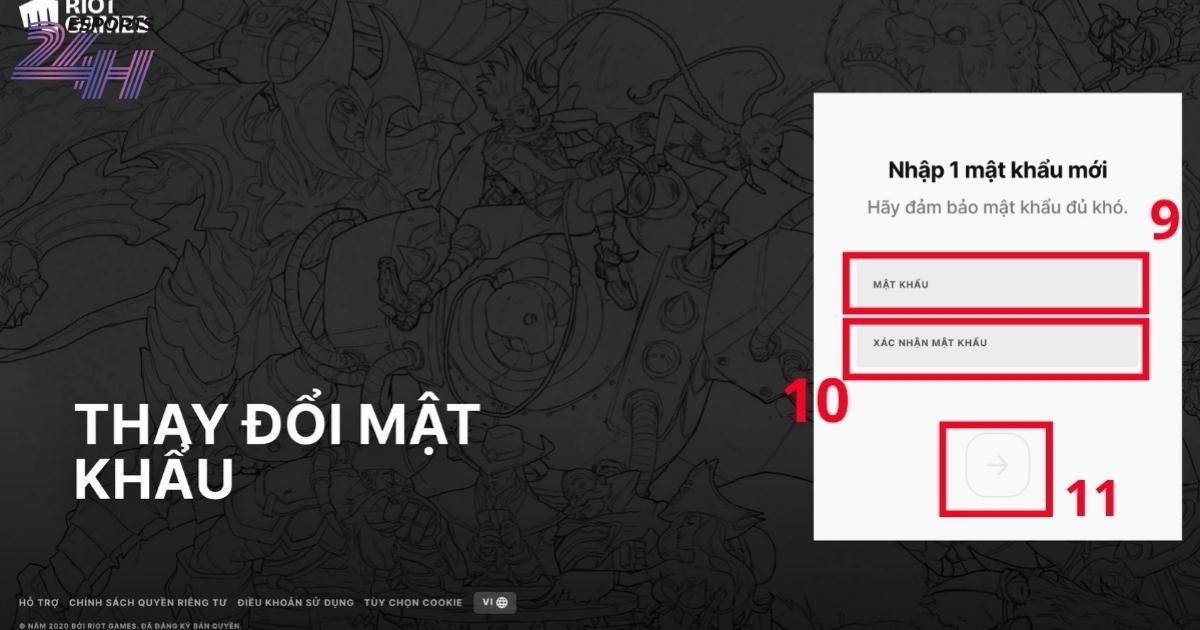 Khôi phục tài khoản Riot nhanh nhất khi mất quyền đăng nhập 7 Cách khôi phục tài khoản Riot Games bằng gmail bước 9 10 11
