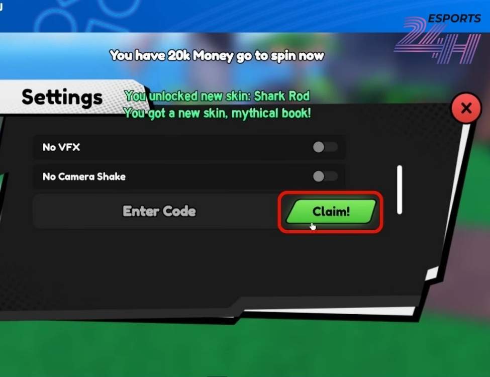 Code Titan Fishing Mới Nhất 2026 - Full Giftcode Còn Hạn Và Cách Nhập 2 Cách nhập code trong Titan Fishing Roblox