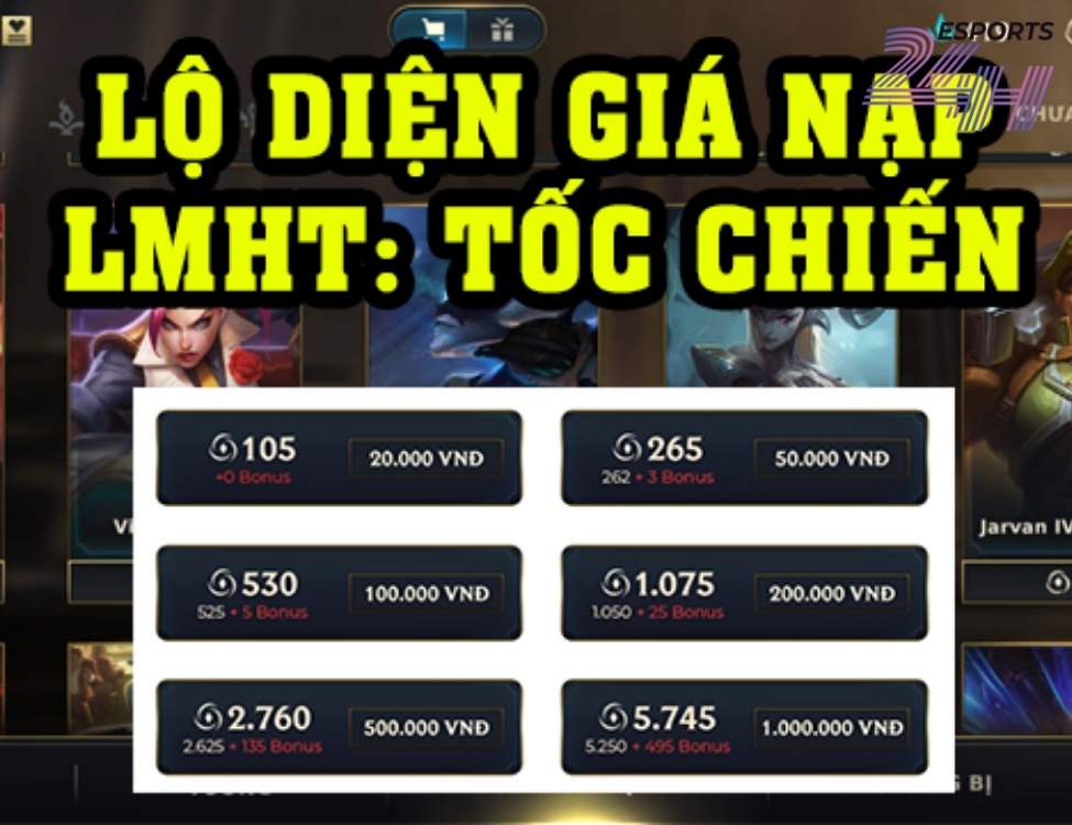 Hướng dẫn cách nạp Tốc Chiến an toàn, nhận chiết khấu cao nhất 2026 3 Đánh giá các phương thức thanh toán