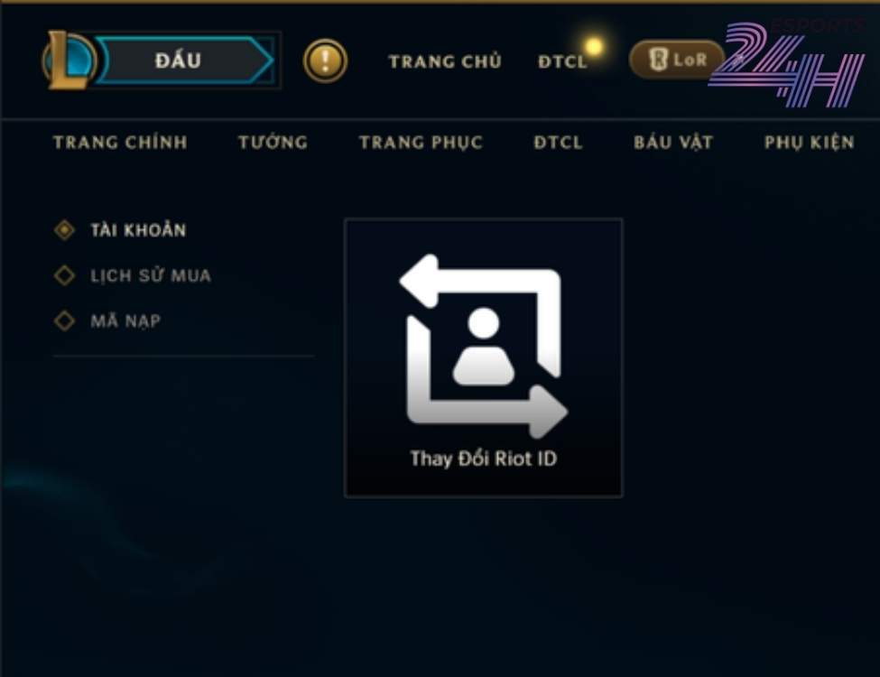 Cách đổi tên Liên Minh Huyền Thoại (Riot ID) mới nhất 2 Đổi tên Liên Minh Huyền Thoại có mất phí không