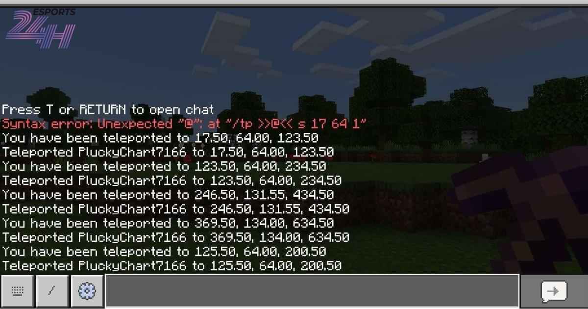 Tổng hợp mã Minecraft: Lệnh cheat code, seed map cơ bản đến nâng cao mới nhất 4 Mã dịch chuyển và hồi sinh trong Minecraft