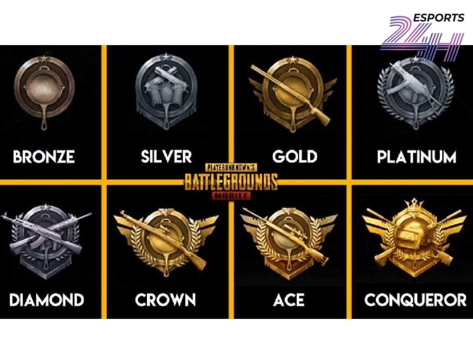 Trọn bộ chi tiết các rank trong PUBG (Mobile & PC) 2026 các rank trong pubg