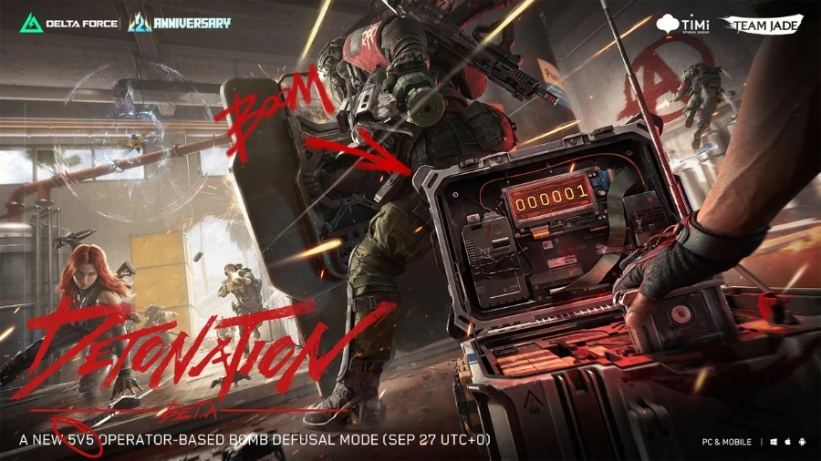 Hướng dẫn chế độ Đặt bom Detonation 5v5 Delta Force chi tiết Chế độ đặt bom Detonation 5v5 trên Delta Force