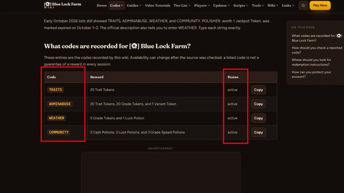 Code Blue Lock Farm tháng 10/2026: Tổng hợp mã quà tặng và cách đổi thưởng 7 code blue lock farm b2