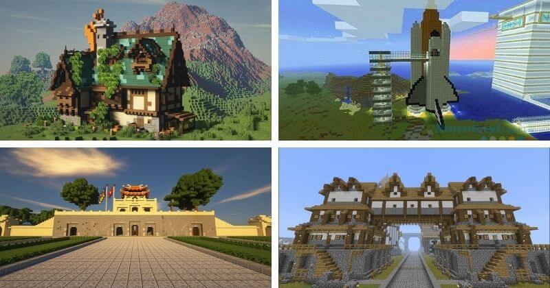 Công trình Minecraft là gì? Top 10 công trình minecraft đẹp nhất cho người mới Công trình Minecraft