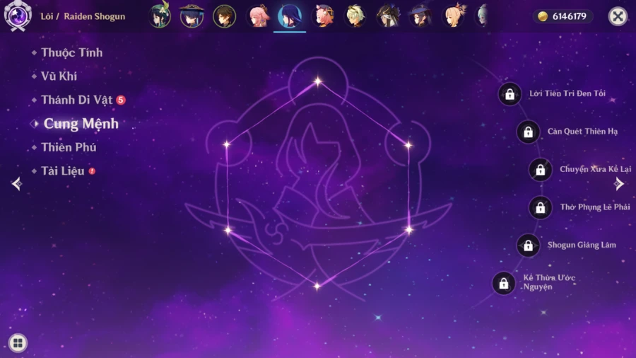 Hướng dẫn build Raiden Shogun toàn tập: Cách lên đồ, đội hình và combo kỹ năng 3 Đánh giá sức mạnh qua từng mốc cung mệnh