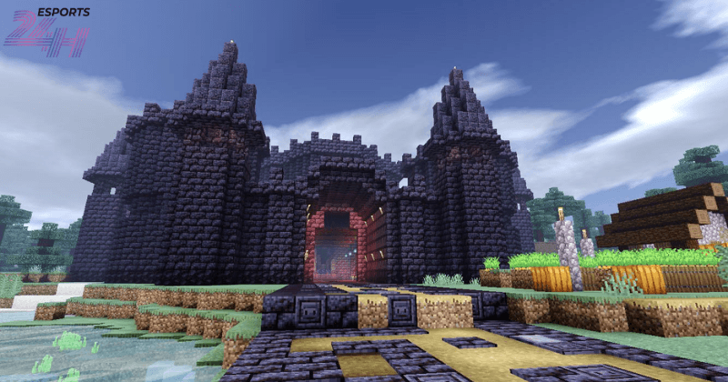 Top 7 lâu đài minecraft đẹp nhất: Quy trình xây lâu đài trong minecraft 4 Lâu đài Minecraft: Blackstone Castle