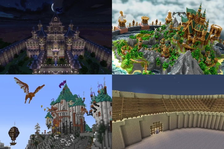 Tổng hợp danh sách top 15 bản mod Minecraft kinh dị ám ảnh nhất năm 2026 7 Lâu đài Minecraft