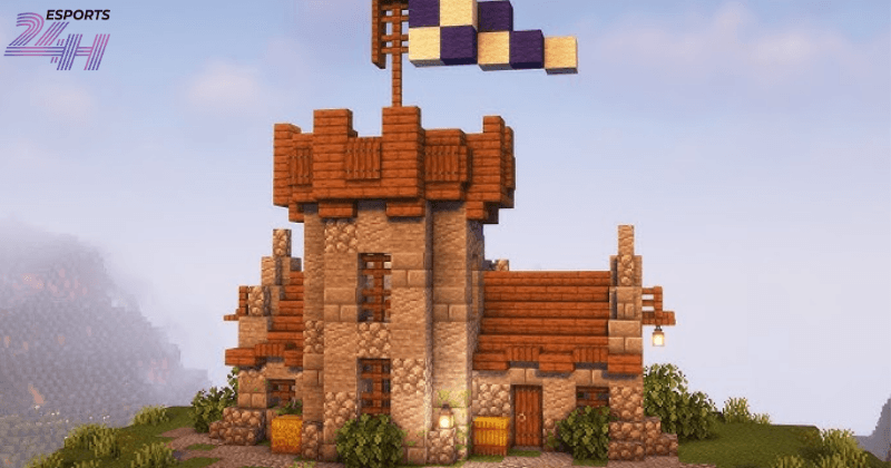 Top 7 lâu đài minecraft đẹp nhất: Quy trình xây lâu đài trong minecraft 3 Starter Survival Castle