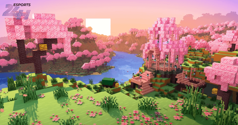 Hướng Dẫn Cách Xây Nhà Trong Minecraft Cho Người Mới 1 Thu thập vật liệu khi xây nhà trong Minecraft