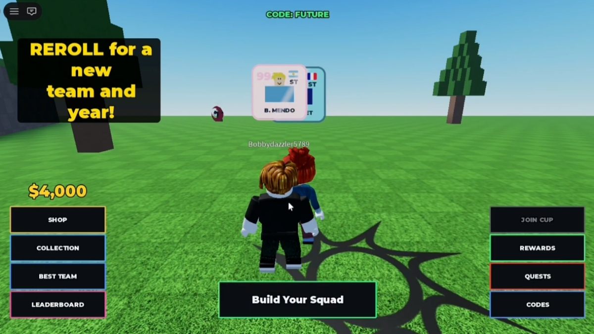 Code Build A Soccer Squad mới nhất 2026: Nhận Rerolls, Refreshes miễn phí 1 truy cap code build a soccer squad
