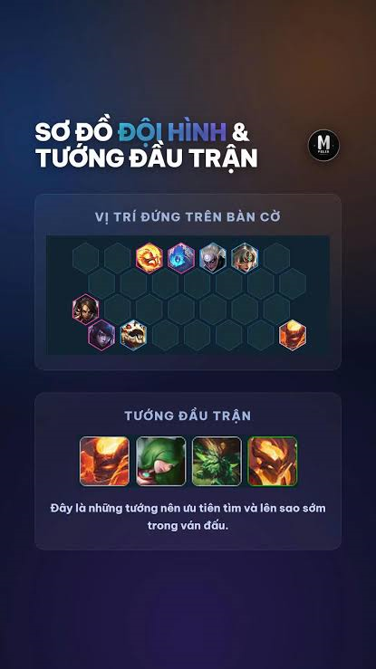 Hướng dẫn cách chơi đội hình Aphelios Nidalee Flex ĐTCL mùa 18 chuẩn nhất 4 Vị trí xếp tướng và chiến thuật cho đội hình Aphelios Nidalee