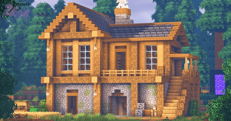 Hướng Dẫn Cách Xây Nhà Trong Minecraft Cho Người Mới Xây nhà trong Minecraft